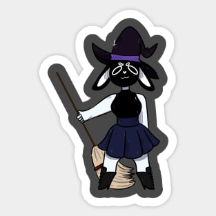 bun bun witch Sticker